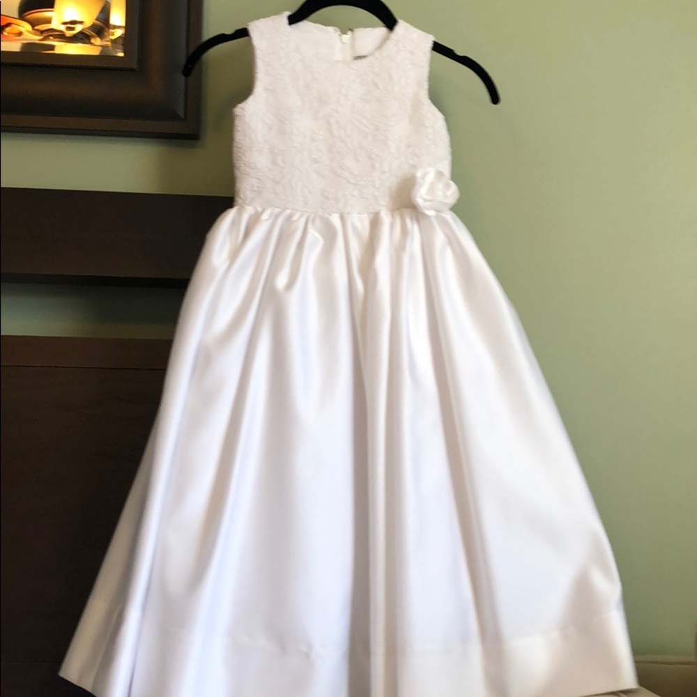 Sweet Beginnings Communion Dress White